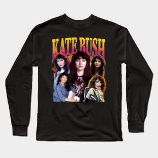 Vintage Kate Bush Retro 80s 90s Long Sleeve T-Shirt